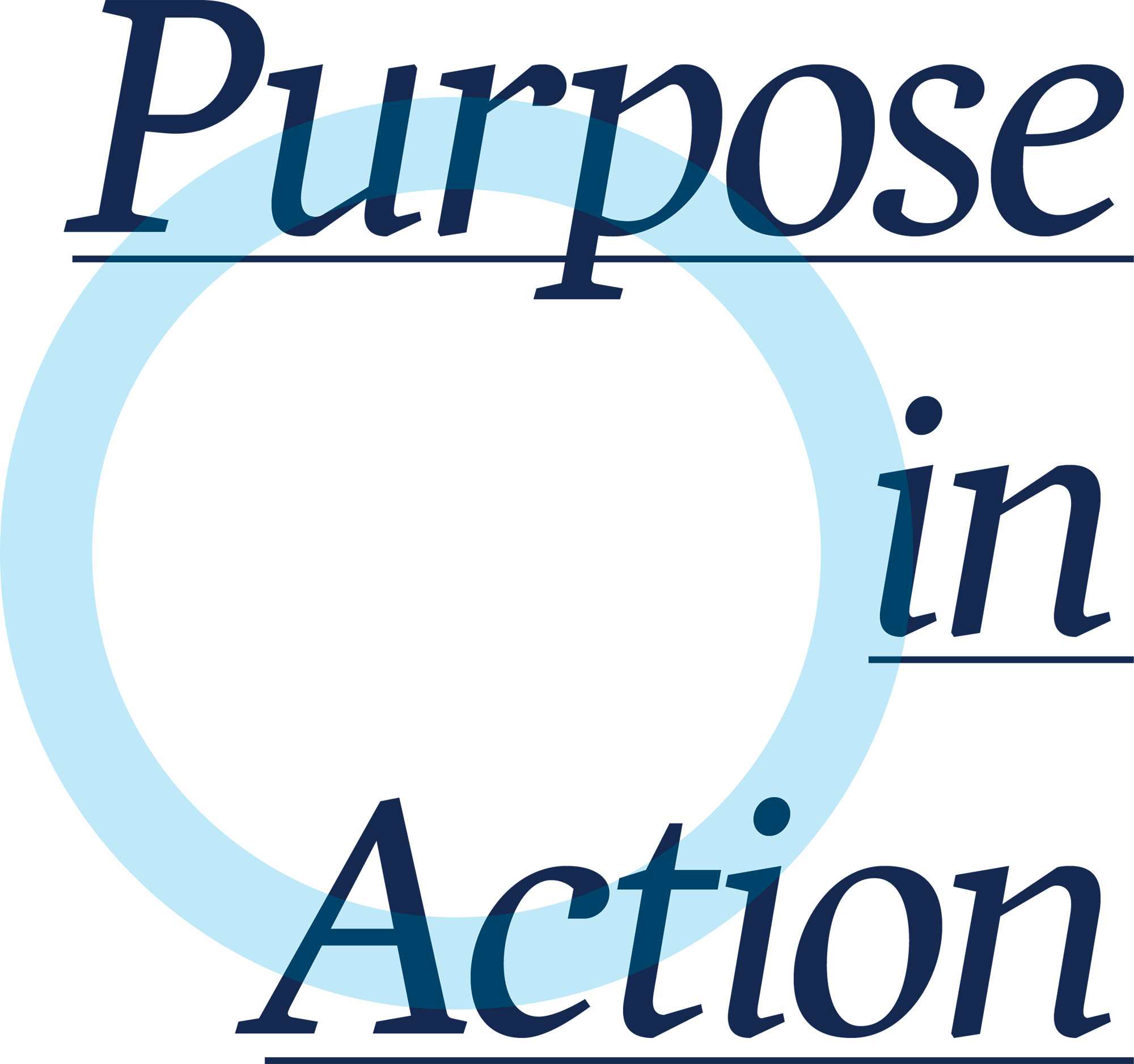 Purpose In Action Typography